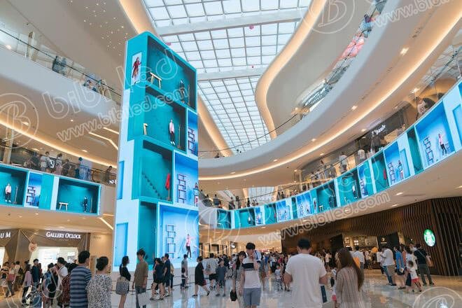 Creative LED Display in Mall Atrium  LED Display Manufacturer l Creative LED  Screen Manufacturer l China LED Display Screen Supplier